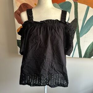 🖤 Black Eyelet Blouse 🖤